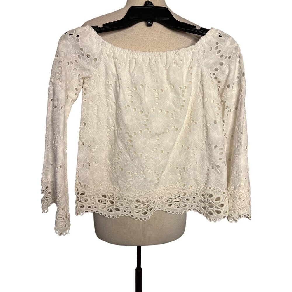 Bailey/44 sunflower lace, XS Lace Lined Bell Sleeves USA